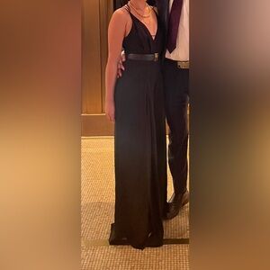 Mendocino strappy jumpsuit in black